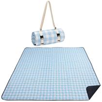Cobertor de piquenique WILLOW WEAVE 203x203 cm Impermeável Azul Branco Cobertor de piquenique WILLOW WEAVE 203x203 cm Impermeável Azul Branco