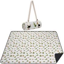 Cobertor de piquenique Willow Weave impermeável e lavável com design de cacto Cobertor de piquenique Willow Weave impermeável e lavável com design de cacto