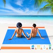 Cobertor de praia BYDOLL 305x274 cm impermeável à prova de areia grande