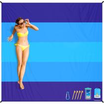 Cobertor de praia BYDOLL impermeável à prova de areia 198x279 cm de largura