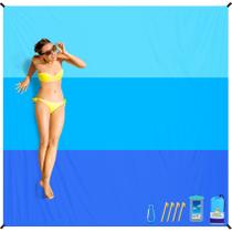 Cobertor de praia BYDOLL impermeável à prova de areia 198x279cm leve