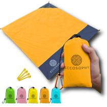 Cobertor de praia ECCOSOPHY Waterproof Compact 152x140 cm Laranja Cobertor de praia ECCOSOPHY Waterproof Compact 152x140 cm Laranja