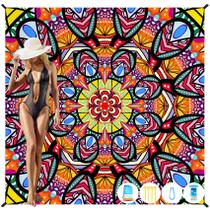 Cobertor de praia Famstar 198x206 cm impermeável à prova de areia Cobertor de praia Famstar 198x206 cm impermeável à prova de areia