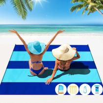 Cobertor de praia Famstar Oversize 305x274 cm, impermeável, leve