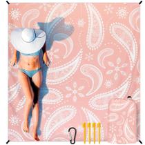 Cobertor de praia HIHOHO impermeável à prova de areia 200x210 cm Cobertor de praia HIHOHO impermeável à prova de areia 200x210 cm