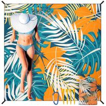 Cobertor de praia HIHOHO impermeável à prova de areia extra grande 200x210cm Cobertor de praia HIHOHO impermeável à prova de areia extra grande 200x210cm