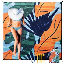 Cobertor de praia impermeável à prova de areia HIHOHO 201x211 cm Cobertor de praia impermeável à prova de areia HIHOHO 201x211 cm
