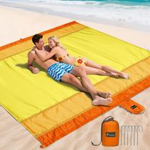 Cobertor de praia PTEROMY 213x213 cm impermeável à prova de areia Cobertor de praia PTEROMY 213x213 cm impermeável à prova de areia