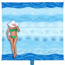 Cobertor de praia WEKAPO Bohemian Starfish 244x213 cm impermeável