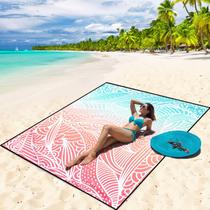 Cobertor de praia WIWIGO impermeável à prova de areia 180x200cm para 2-8 adultos