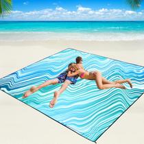 Cobertor de praia WIWIGO impermeável à prova de areia 200x210 cm