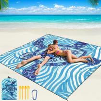 Cobertor de praia WIWIGO impermeável à prova de areia 201x211 cm