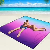 Cobertor de praia WIWIGO impermeável à prova de areia para 2-8 adultos 200x240cm
