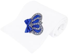 Cobertor de recebimento Swaddle Lilax Baby Boy Crown Jewels Blue Cobertor de recebimento Swaddle Lilax Baby Boy Crown Jewels Blue