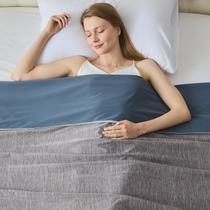 Cobertor de resfriamento almofadado de tamanho duplo 150x200cm para quem dorme quente