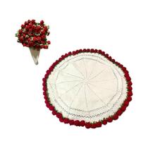 Cobertor De Tricô Leve E Macio Com Design De Buquê De Flores Para Decoração De Casa, Aniversário, - NONE