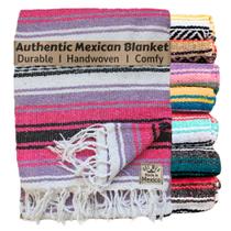 Cobertor Del Mex 178x127 cm, tecido autêntico, rosa, roxo