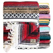 Cobertor Del Mex Classic Woven Mexican Throw 178x127 cm vermelho