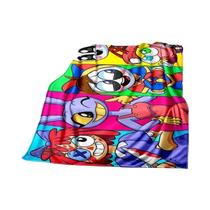 Cobertor Digital Circus Cartoon De Flanela Quente E Confortável Para Sofá, Viagem E Cama, Presente