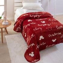Cobertor Disney Raschel Plus Mickey e Minnie Solteiro 1,50 x 2,00 Jolitex Cobertor Disney Raschel Plus Mickey e Minnie Solteiro 1,50 x 2,00 Jolitex