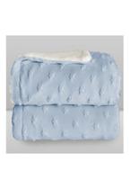 Cobertor Donna Laço Bebê Plush com Sherpa Stars