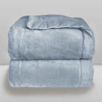 Cobertor Donna Laço Bebê Plush Cosy Azul