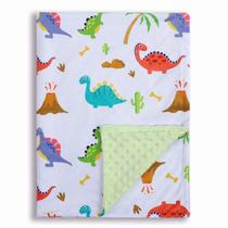 Cobertor Donsonny Dinosaur impresso 76x102 cm Soft Minky