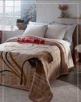 Cobertor Double Action (Dupla Face) Alcalá 2,4m x 2,2m Não Alérgico Jolitex