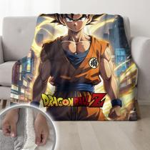 Cobertor Dragon Ball Z Pele De Carneiro 155x240cm Duplo
