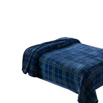 Cobertor Dyuri Plus com Cinta Tartan 180 Cm X 220 Cm