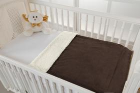 Cobertor E Saida De Maternidade Marrom Unisex Berço Bebe