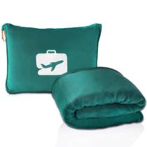 Cobertor e travesseiro de viagem EverSnug Ultra-Macio Teal Cobertor e travesseiro de viagem EverSnug Ultra-Macio Teal
