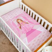 Cobertor Edredom Bebê Menina Duquesa para Berço Padrão Infantil 1,45m Cobertor Edredom Bebê Menina Duquesa para Berço Padrão Infantil 1,45m