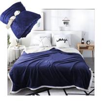 Cobertor Edredom Manta Microfibra King Dupla face Extra Macia Carneiro Reversa