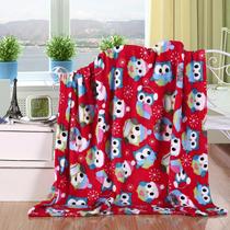 Cobertor Elegant Comfort 127x152 cm Ultra Plush Owls Print