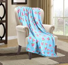Cobertor Elegant Comfort 127x152cm Watermelon Fleece Throw Cobertor Elegant Comfort 127x152cm Watermelon Fleece Throw