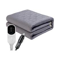 Cobertor Elétrico Aquecido 12V Para Carros, Viagens Ao Ar Livre E Camping 70x180cm 120x150cm
