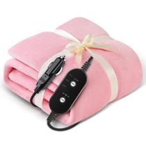 Cobertor Elétrico para Carro Sino Salected 12V/24V - 60x44cm - Rosa