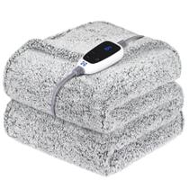 Cobertor elétrico Sealy Heated Throw 127x152cm Sherpa Charcoal Cobertor elétrico Sealy Heated Throw 127x152cm Sherpa Charcoal