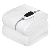 Cobertor elétrico Sealy Heated Throw 150x180cm Sherpa Ivory