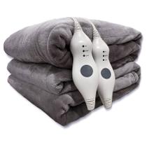 Cobertor elétrico Tefici Heated Queen Size Flannel Grey Cobertor elétrico Tefici Heated Queen Size Flannel Grey
