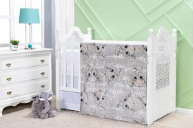 Cobertor Etruria Flannel Fantinho Cinza - 110cm x 90cm Cobertor Etruria Flannel Fantinho Cinza - 110cm x 90cm