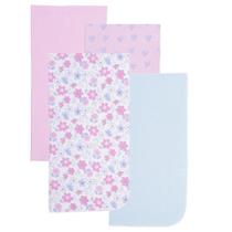 Cobertor EVERYDAY KIDS, pacote com 4 unidades, flanela de algodão, 76x76 cm Cobertor EVERYDAY KIDS, pacote com 4 unidades, flanela de algodão, 76x76 cm