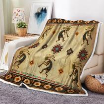 Cobertor Evivian Boho Western Southwestern Fleece 130x150cm Cobertor Evivian Boho Western Southwestern Fleece 130x150cm