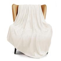 Cobertor exclusivo Mezcla Fleece 300GSM Super Soft Ivory