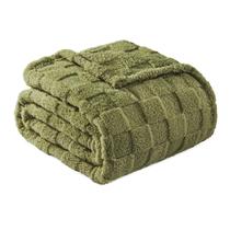 Cobertor exclusivo Mezcla Fleece para sofá 127x152cm Olive Cobertor exclusivo Mezcla Fleece para sofá 127x152cm Olive