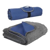Cobertor externo Tirrinia impermeável com lã Sherpa 130x150cm Cobertor externo Tirrinia impermeável com lã Sherpa 130x150cm