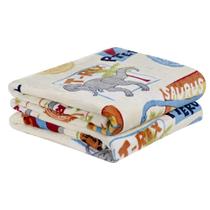 Cobertor Fantasy Solteiro Infantil Mantinha Flannel Estampada - Dinossauro - Casa Scarpa