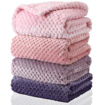 Cobertor felpudo para bebês Frienda para meninos e meninas 80 x 60 cm - rosa Cobertor felpudo para bebês Frienda para meninos e meninas 80 x 60 cm - rosa