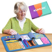 Cobertor Fidget KUMUNI para idosos com Alzheimer e autismo